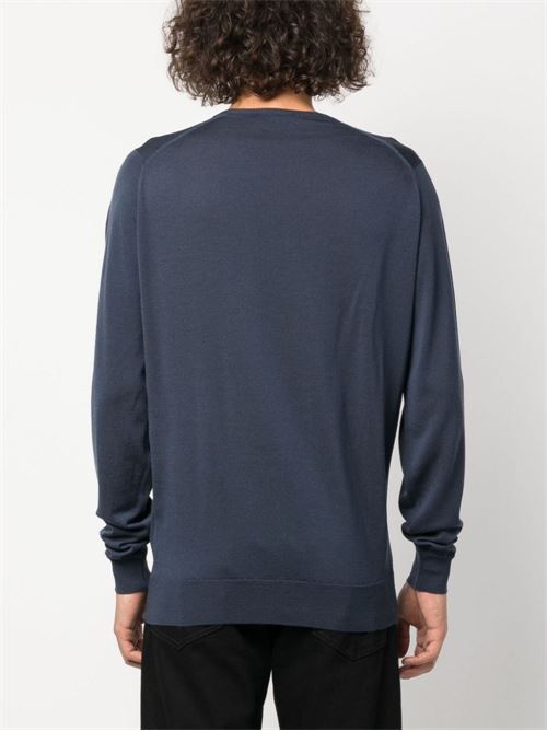 Lundy Sweater JOHN SMEDLEY | LUNDYSMOKE BLUE